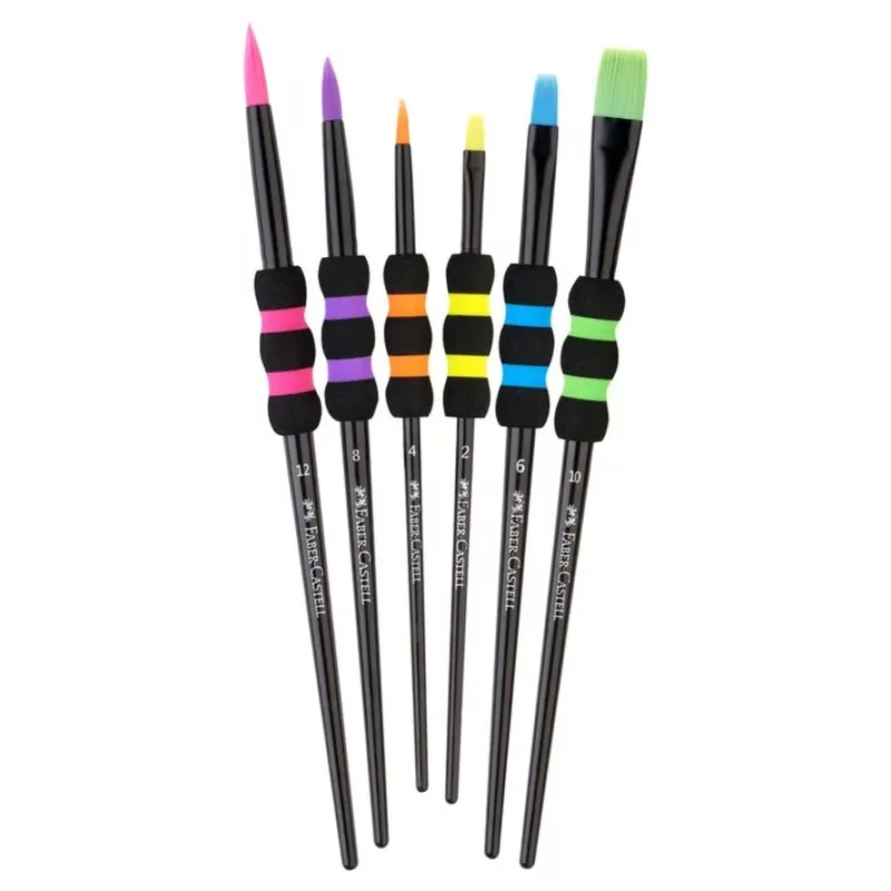Faber Castell – Σετ Πινέλα Soft Touch Σετ 6 Νο2-4-6-8-10-12 481622