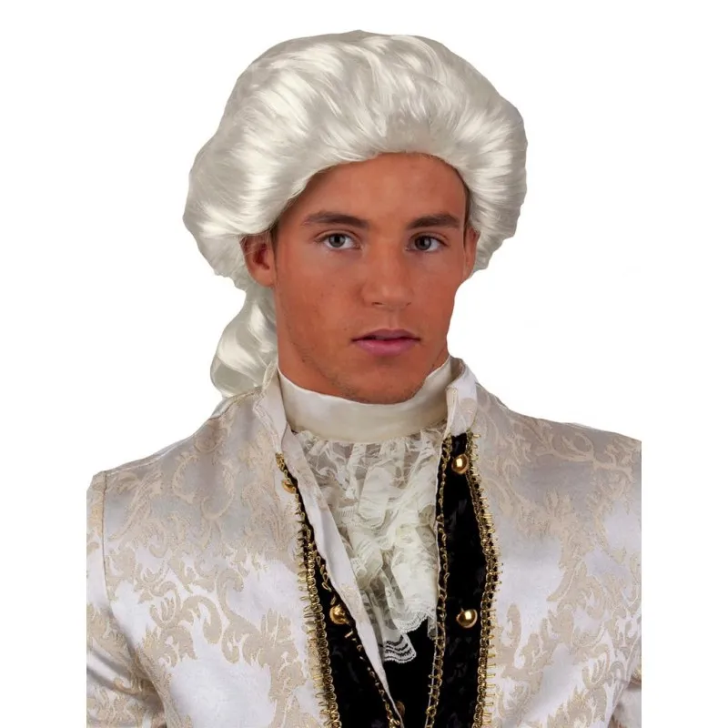 Funny Fashion - Περούκα Εποχής Ανδρική Λευκή 57337