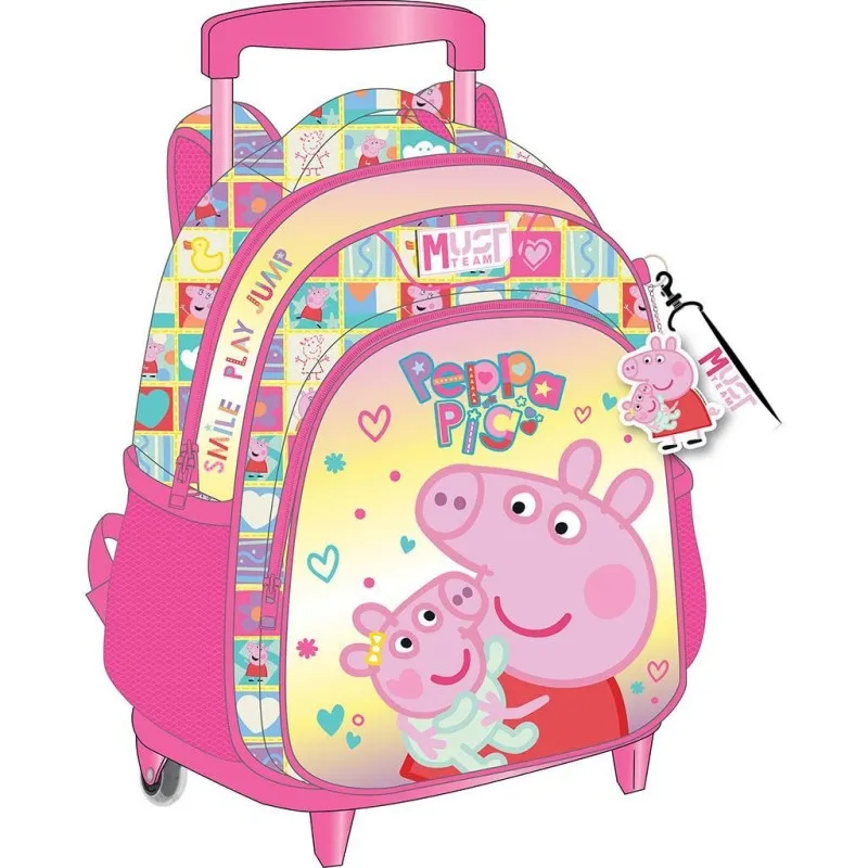 Diakakis - Σακίδιο Τρόλεϊ Νηπιαγωγείου Must 2 Θήκες, Peppa Pig 482861