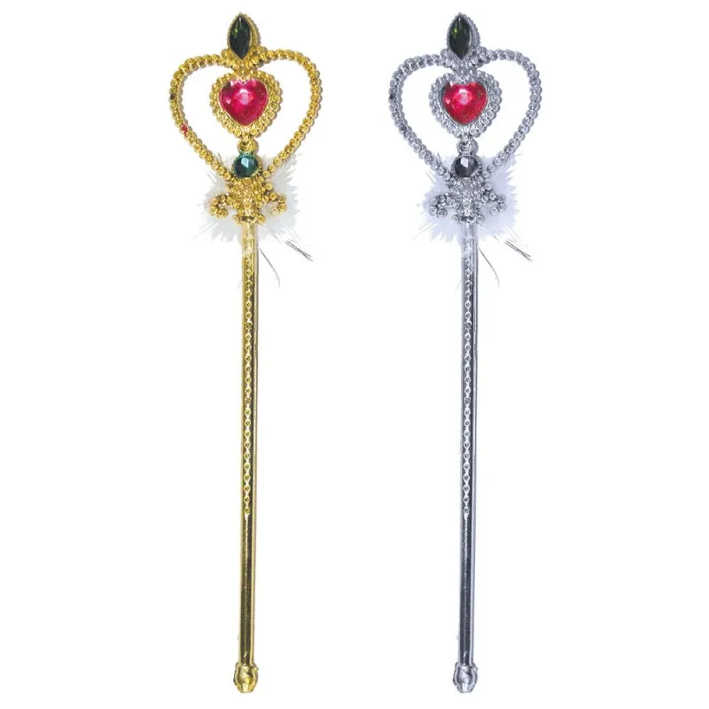 Funny Fashion - Ραβδί Καρδιά Με Διακοσμητικά Σε 2 Χρώματα (1 ΤΕΜ ) 31cm 53159