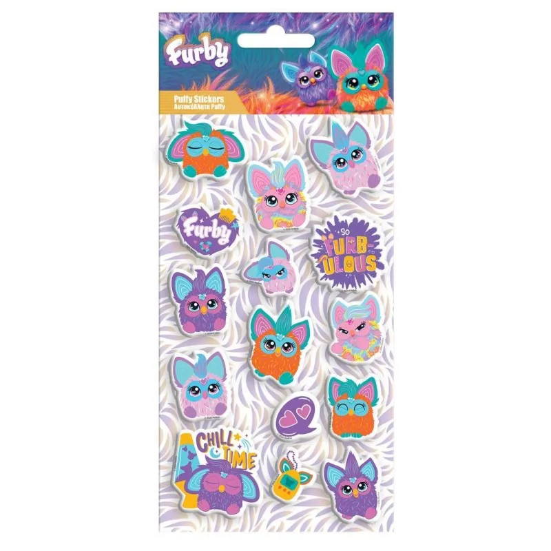 Diakakis - Αυτοκόλλητα Puffy, Furby 484505