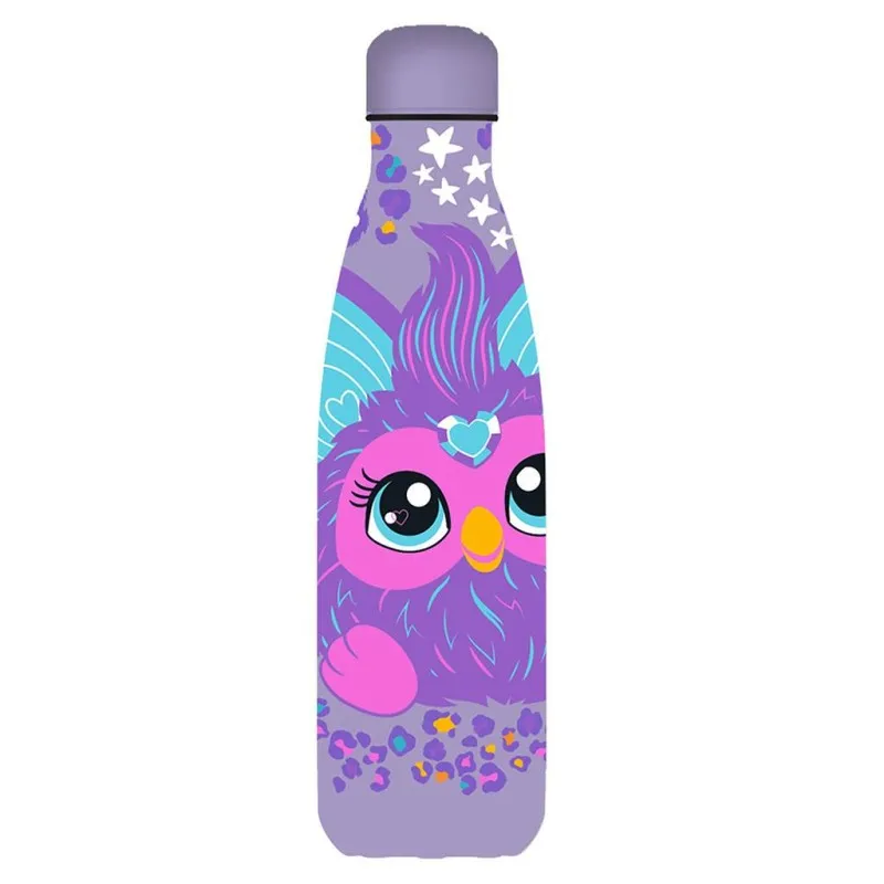 Diakakis - Σετ Φαγητοδοχείο PP 130ml Και Παγούρι Ανοξείδωτο 500ml, Furby 484506