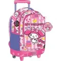 Diakakis - Σακίδιο Τρόλεϊ Δημοτικού Must 3 Θήκες, My Melody, Pink Bow 490309