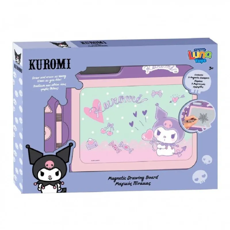 Μαγικός Μαγνητικός Πίνακας - Γράψε-Σβήσε - Sanrio Hello Kitty & Friends Kuromi 490192