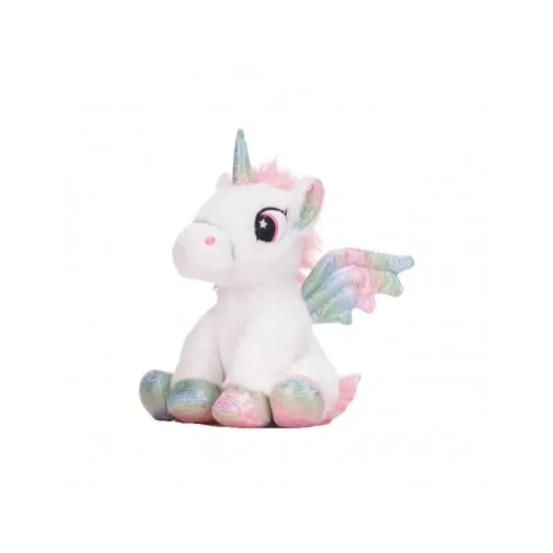 Magic Toys - Λούτρινο Unicorn Λευκό 22CM 49419