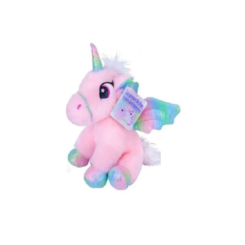 Magic Toys - Λούτρινο Unicorn Ροζ 22CM 49419