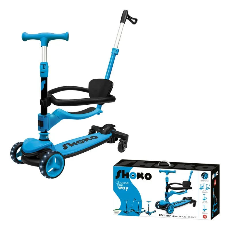 Shoko - Παιδικό Πατίνι Prime 4 In 1 Plus Μπλε 5004-50522