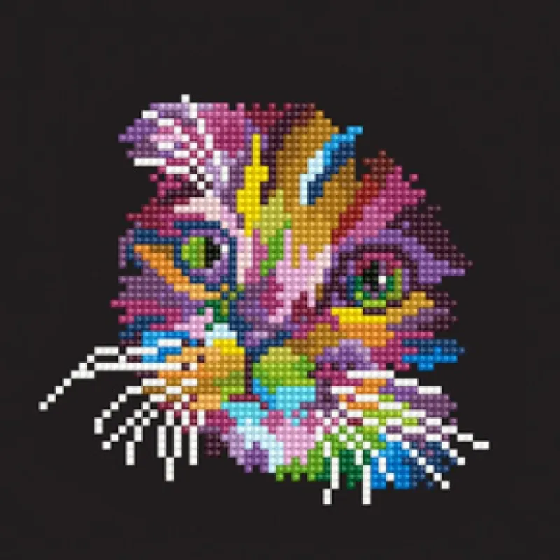 Diamond Dotz - Ψηφιδωτό, Colored Cat 50460