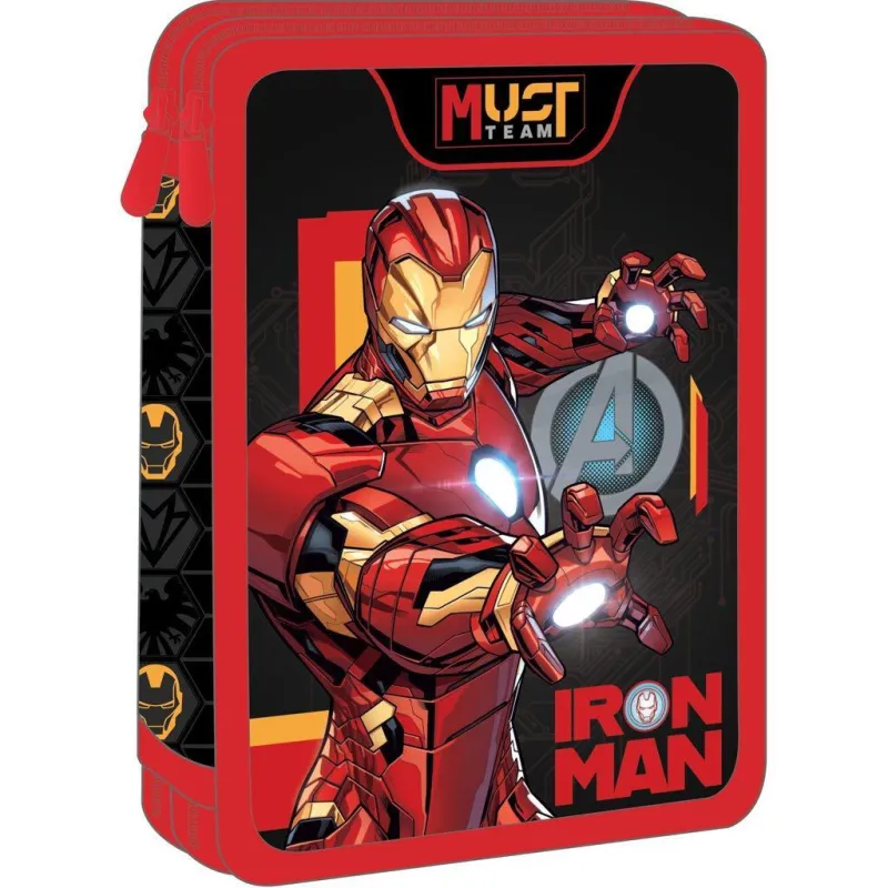 Diakakis - Κασετίνα Διπλή Γεμάτη Must, Iron Man 506308