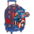 Diakakis - Σακίδιο Τρόλεϊ Δημοτικού Must, Captain America 506311 Diakakis - Σακίδιο Τρόλεϊ Δημοτικού Must, Captain America 506311