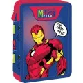 Diakakis - Κασετίνα Διπλή Γεμάτη Must, Iron Man, Blue 506379