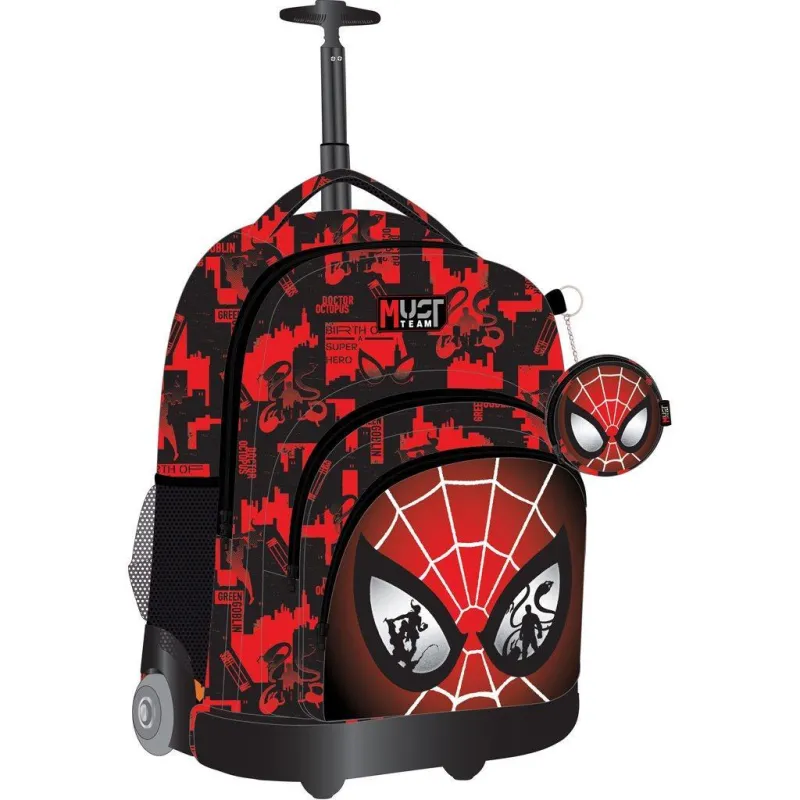 Diakakis - Σακίδιο Τρόλεϊ Δημοτικού Must, Spiderman Eyes 508563