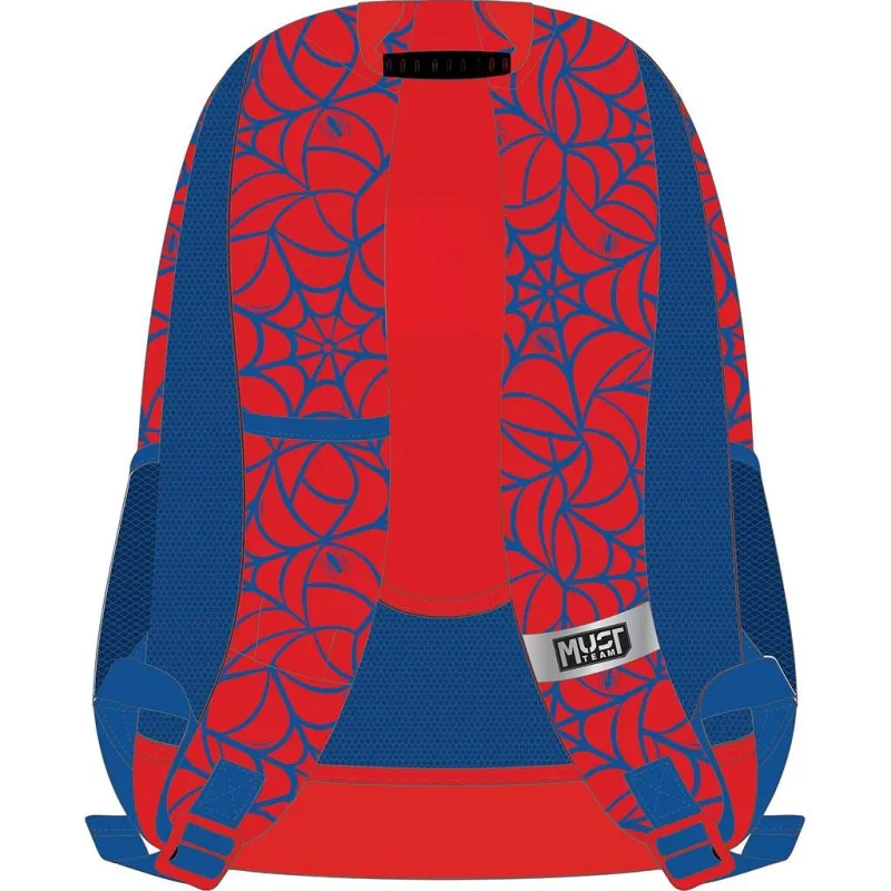 Diakakis - Τσάντα Πλάτης Δημοτικού Must 3 Θήκες, Spider-Man, Red 508747