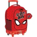 Diakakis - Σακίδιο Τρόλεϊ Δημοτικού Must 3 Θήκες, Spider-Man, Web 508816