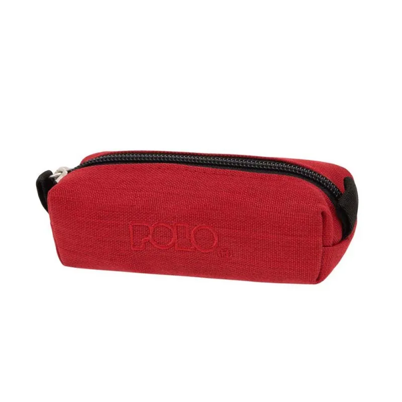 Polo – Κασετίνα Βαρελάκι Με Πορτοφολάκι Cord, Jean Dark Red 2026 9-37-006-3001