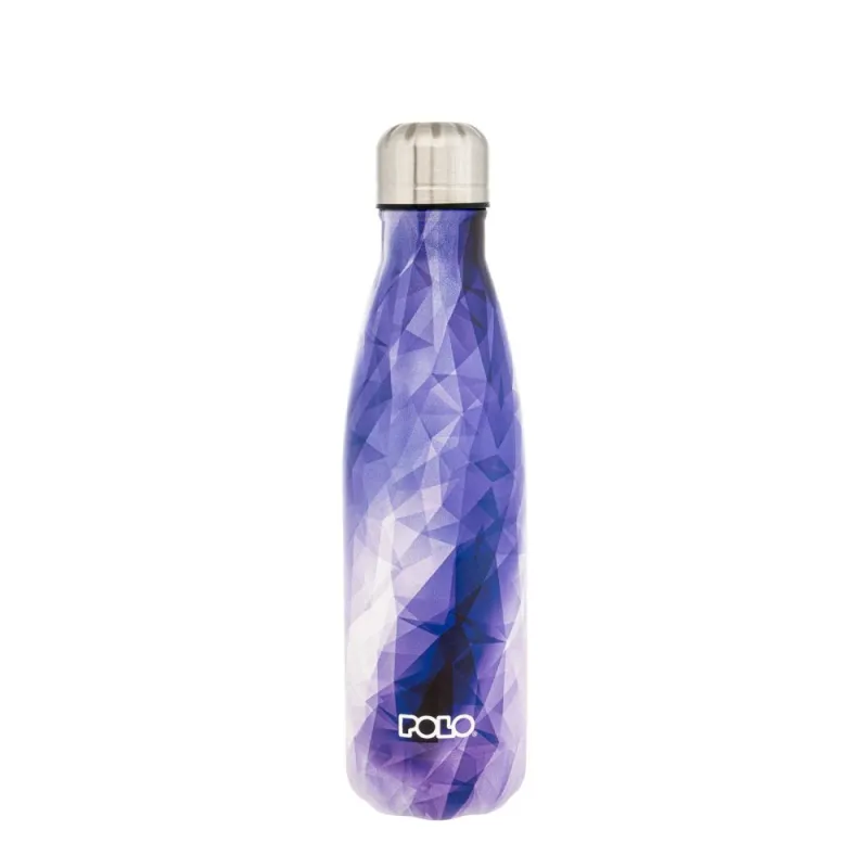 Polo - Παγούρι Ανοξείδωτο Θερμός , Shapes Ροζ-Μωβ 500ml 9-49-004-8338