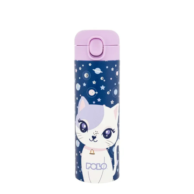 Polo - Παγούρι Ανοξείδωτο Θερμός , Junior Space Cat 500ml 9-49-005-8348