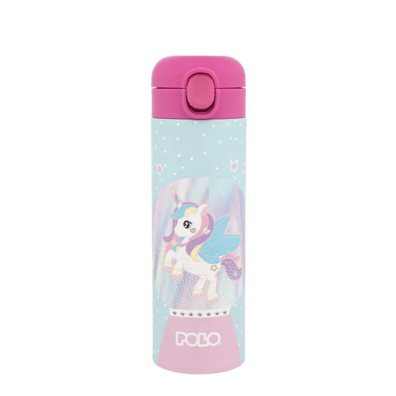 Polo - Παγούρι Ανοξείδωτο Θερμός , Junior Snowball Unicorn 500ml 9-49-005-8349