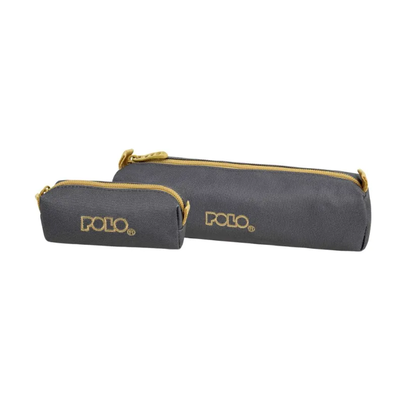 Polo – Κασετίνα Βαρελάκι Με Πορτοφολάκι Original, Grey/Gold 2025 9-37-006-2276