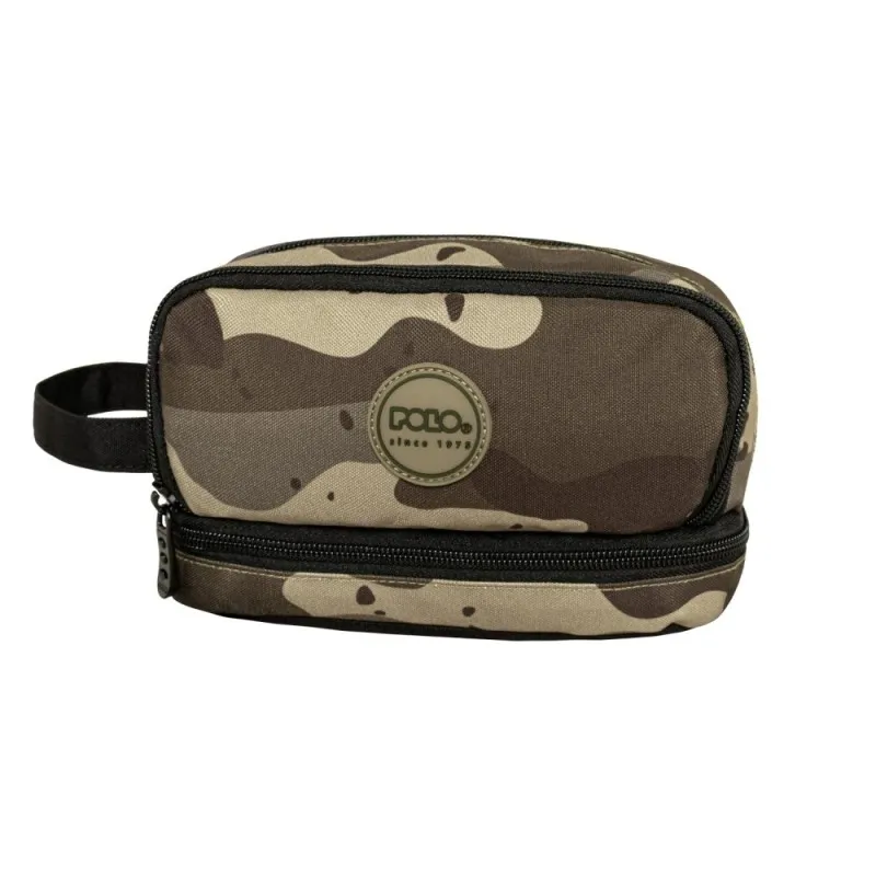 Polo – Κασετίνα Τριπλή Handle, Olive-Camo 2026 9-37-015-8309