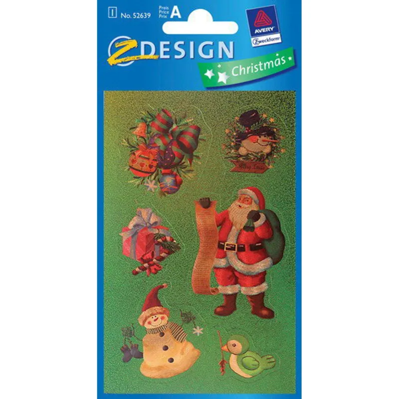 ZDesign - Αυτοκολλητάκια, Metallic Christmas 52639