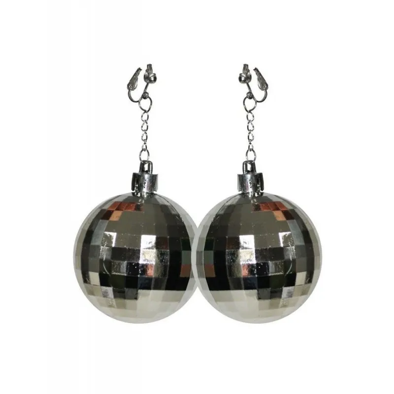 Funny Fashion - Σκουλαρίκια Disco, Ασημί 53737