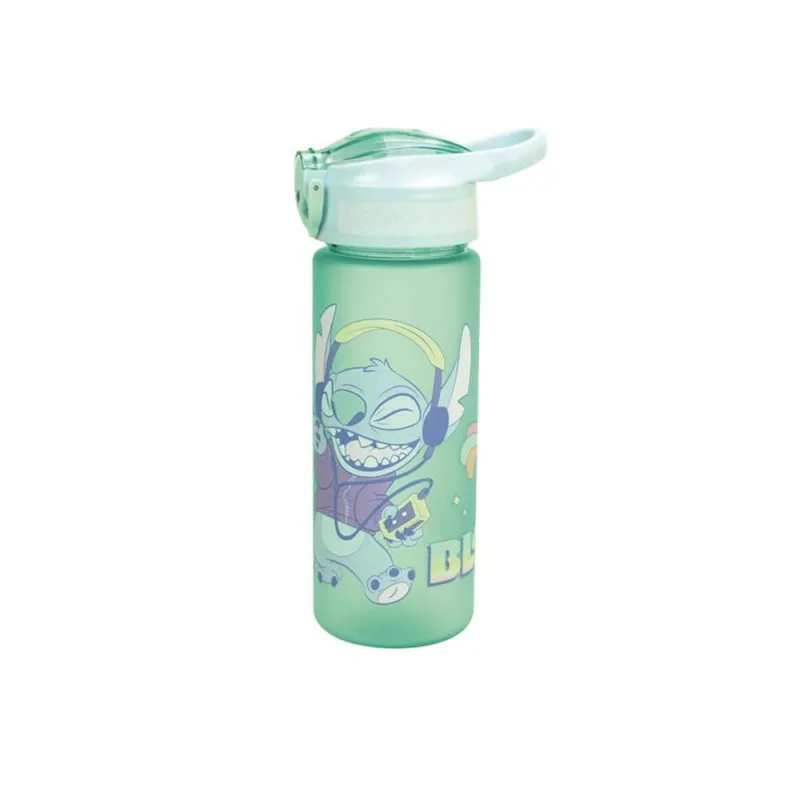 Gim - Παγούρι Πλαστικό PCTG Με Καλαμάκι, Stitch 600 ml 552-04217