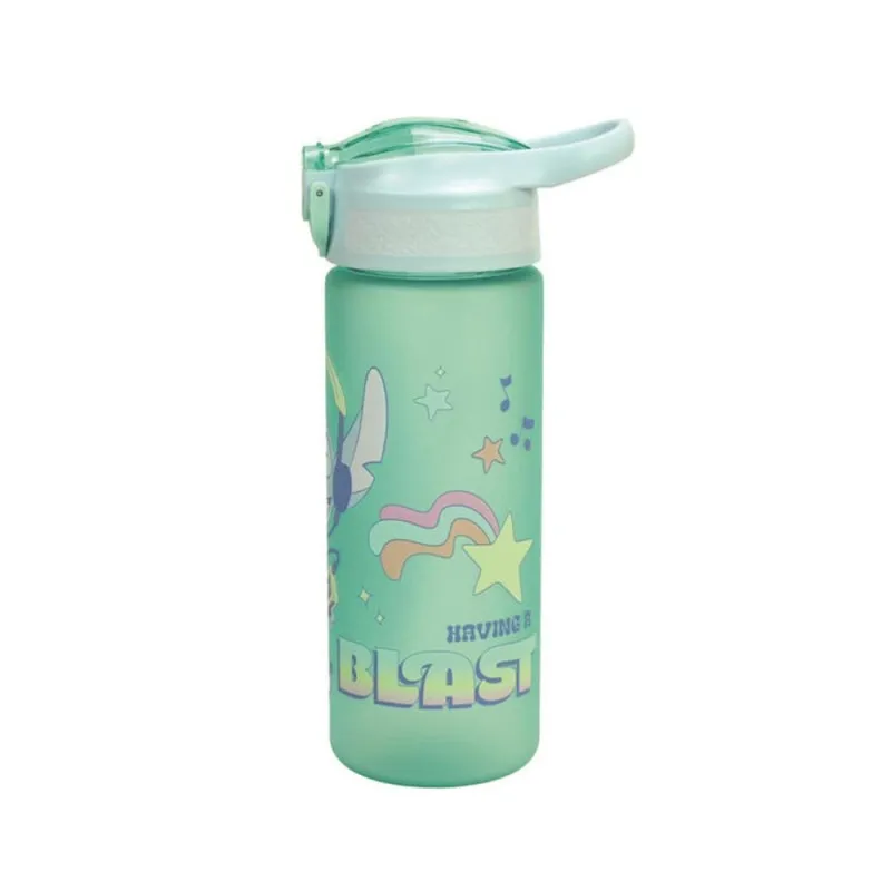 Gim - Παγούρι Πλαστικό PCTG Με Καλαμάκι, Stitch 600 ml 552-04217