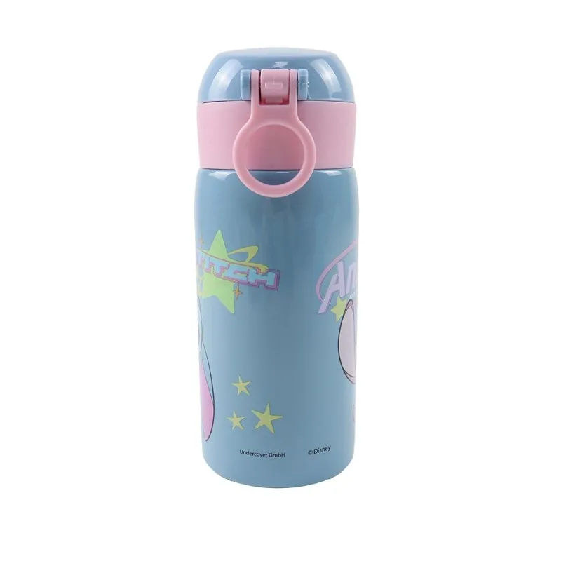 Gim - Παγούρι Ανοξείδωτο Με Καλαμάκι, Stitch 500 ml 552-05199