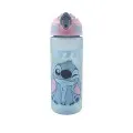 Gim - Παγούρι Πλαστικό PCTG Με Καλαμάκι, Stitch 600 ml 552-05217