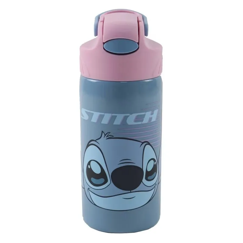 Gim - Παγούρι Ανοξείδωτο Με Καλαμάκι, Stitch 500 ml 552-05245