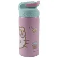 Gim - Παγούρι Ανοξείδωτο Με Καλαμάκι, Hello Kitty 500 ml 557-97245