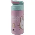 Gim - Παγούρι Ανοξείδωτο Με Καλαμάκι, Hello Kitty 500 ml 557-97245