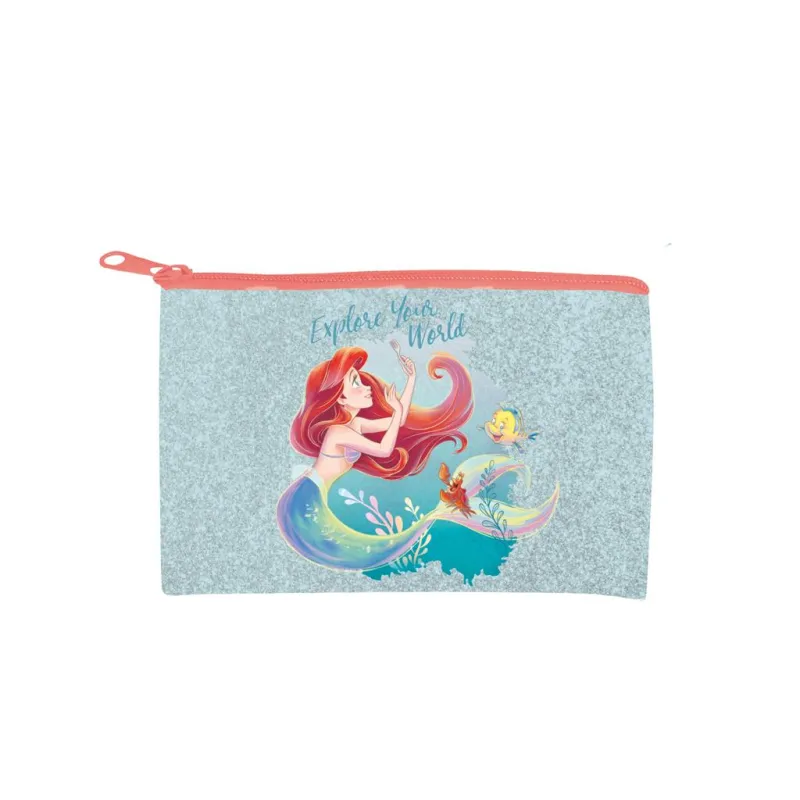 Diakakis - Σχολικό Σετ Με Pvc Τσαντάκι 7 Τμχ, Disney Princess Ariel 563841