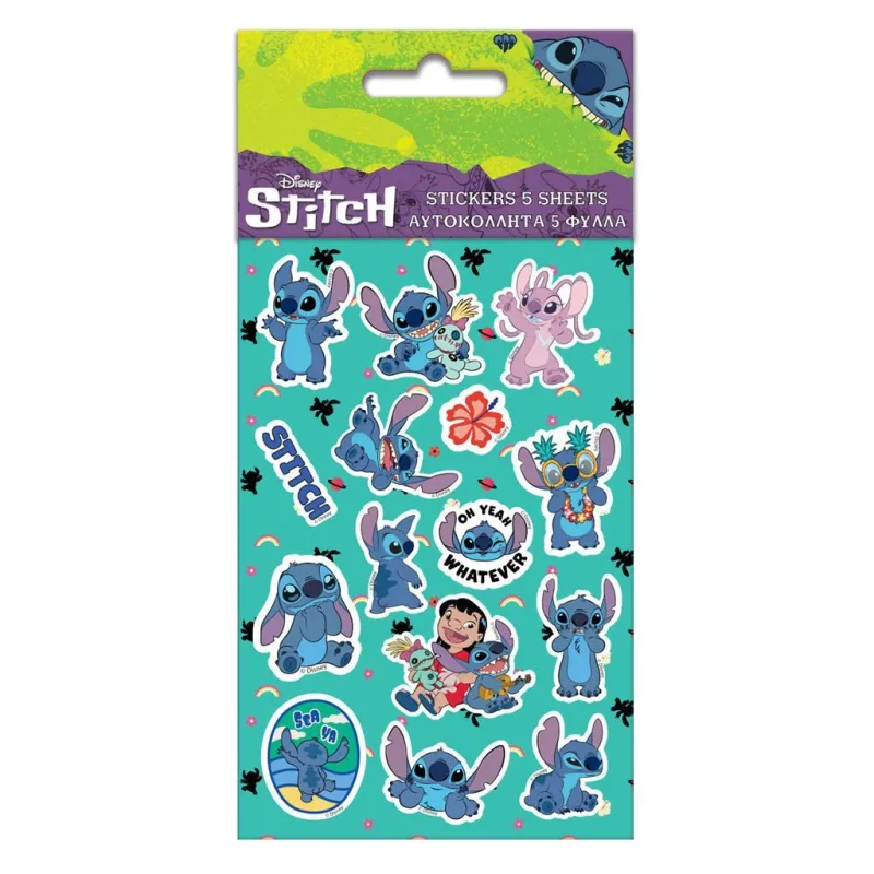 Diakakis – Αυτοκόλλητα, Disney Lilo & Stitch 564613