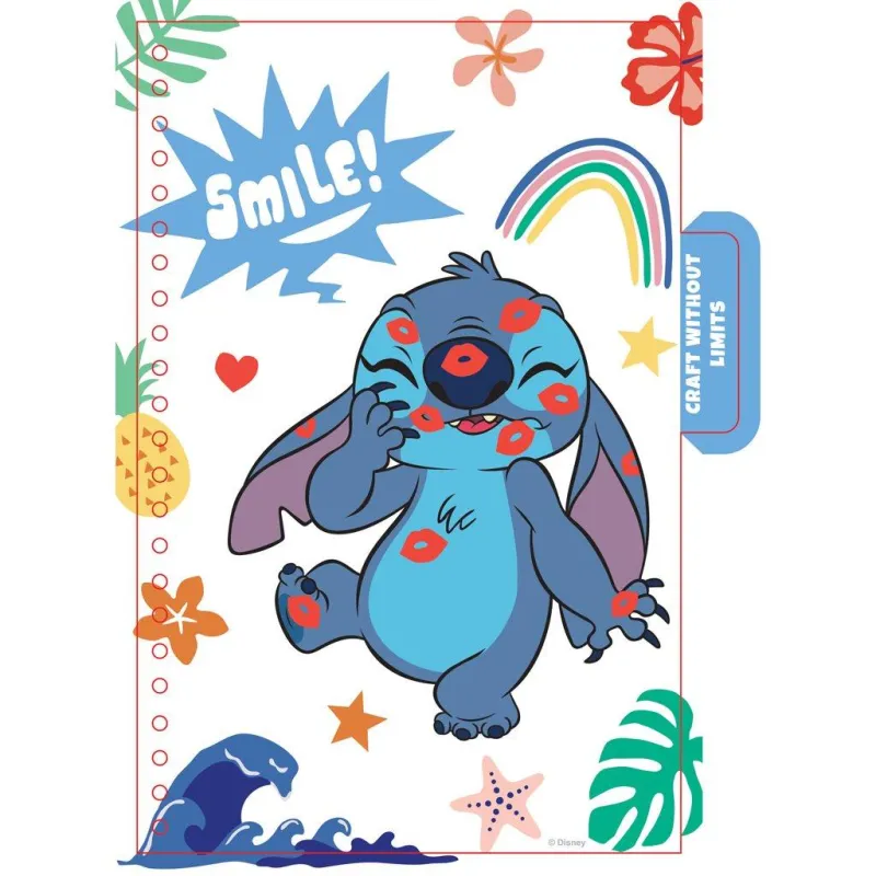 Diakakis - Τετράδιο Με Αυτοκόλλητα Lilo & Stitch 564653