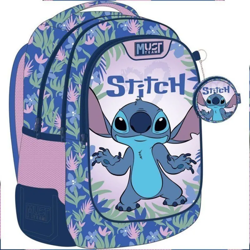 Diakakis - Τσάντα Πλάτης Δημοτικού Must,  Disney Stitch 564813
