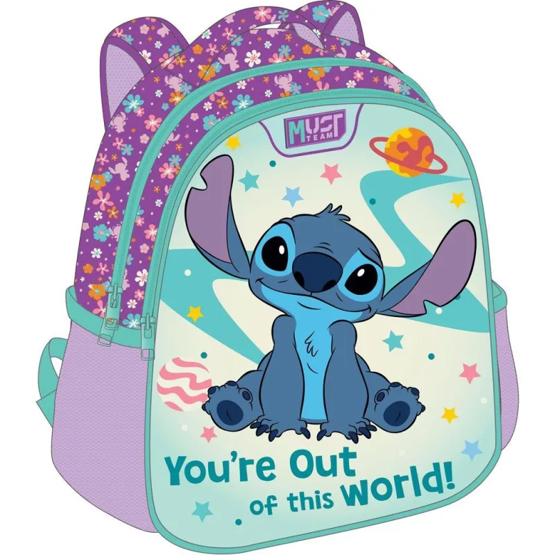 Diakakis – Τσάντα Πλάτης Νηπιαγωγείου Must, Lilo & Stitch You Are Out Of This World 564814