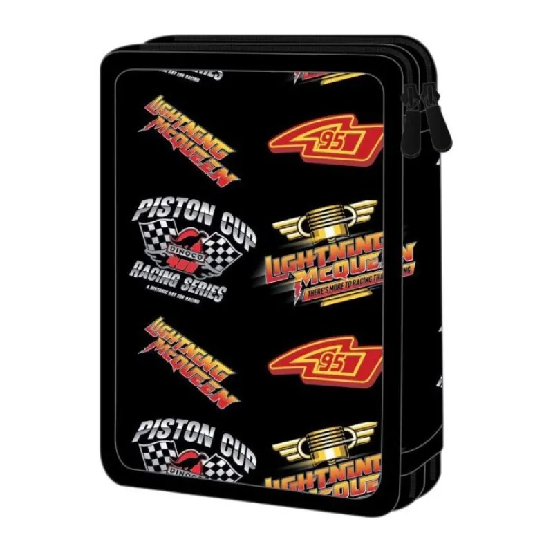 Diakakis - Κασετίνα Διπλή Γεμάτη Must, Cars, Lightning McQueen 565019