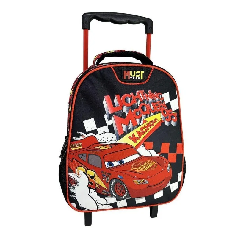 Diakakis – Τσάντα Τρόλεϊ Νηπιαγωγείου Must 2 Θήκες, Disney Cars, Lightning Mcqueen Kachow 565966