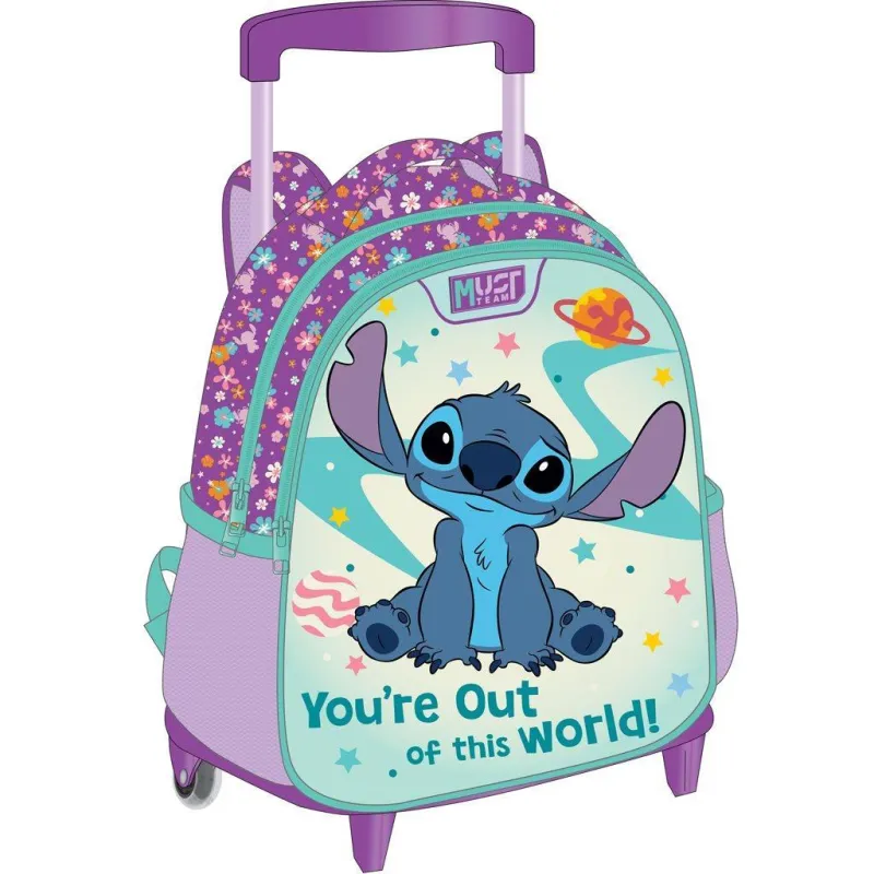 Diakakis – Τσάντα Τρόλεϊ Νηπιαγωγείου Must, Lilo & Stitch You Are Out Of This World 565073