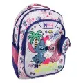 Diakakis – Τσάντα Πλάτης Δημοτικού Must 3 Θήκες, Disney Stitch, Angel Ohana 565773