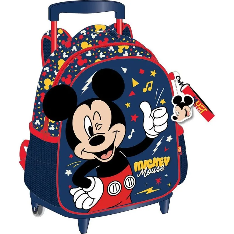 Diakakis – Τσάντα Τρόλεϊ Νηπιαγωγείου Must 2 Θήκες, Mickey Mouse 565938