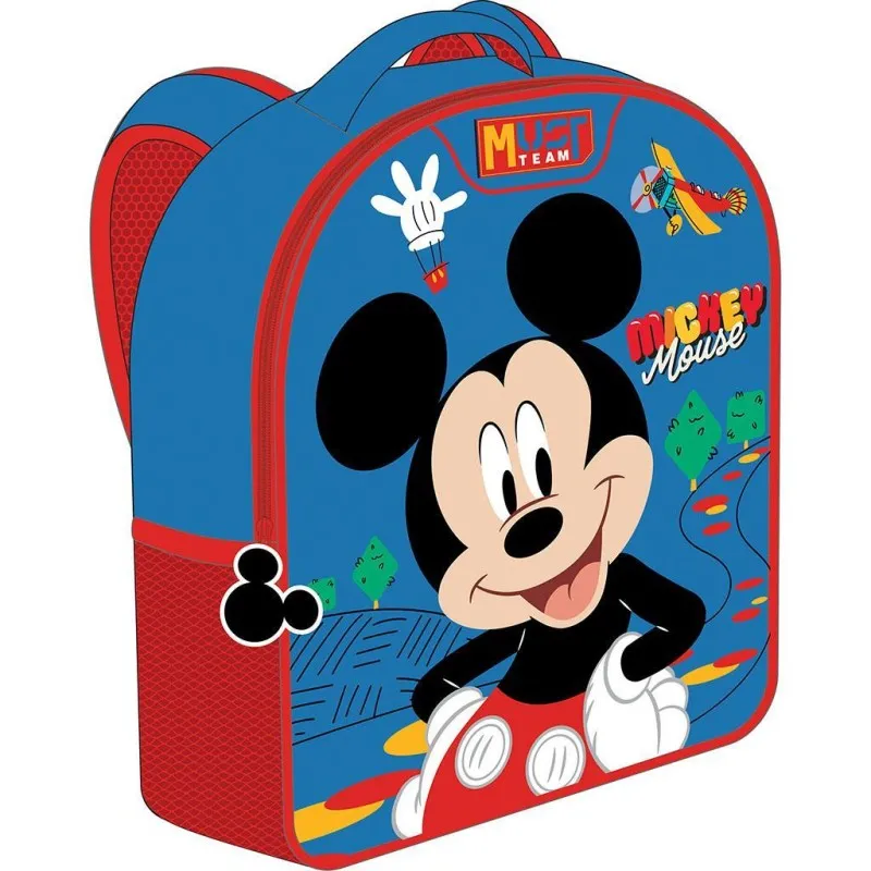 Diakakis – Τσάντα Πλάτης Νηπιαγωγείου Must 1 Θήκη, 3D Eva, Mickey 565942