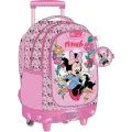 Diakakis - Σακίδιο Τρόλεϊ Δημοτικού Must 3 Θήκες, Minnie, Flowers 565975