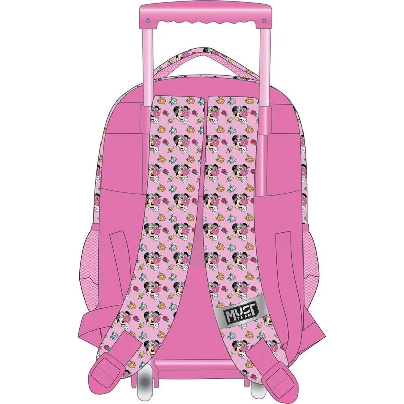 Diakakis - Σακίδιο Τρόλεϊ Δημοτικού Must 3 Θήκες, Minnie, Flowers 565975