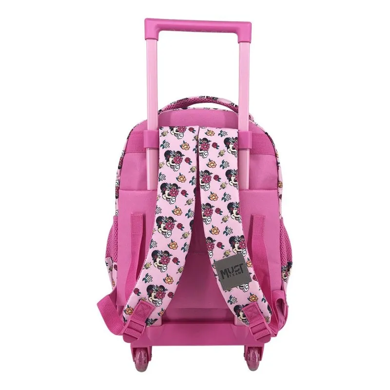 Diakakis - Σακίδιο Τρόλεϊ Δημοτικού Must 3 Θήκες, Disney Minnie Mouse, Flowers 565975