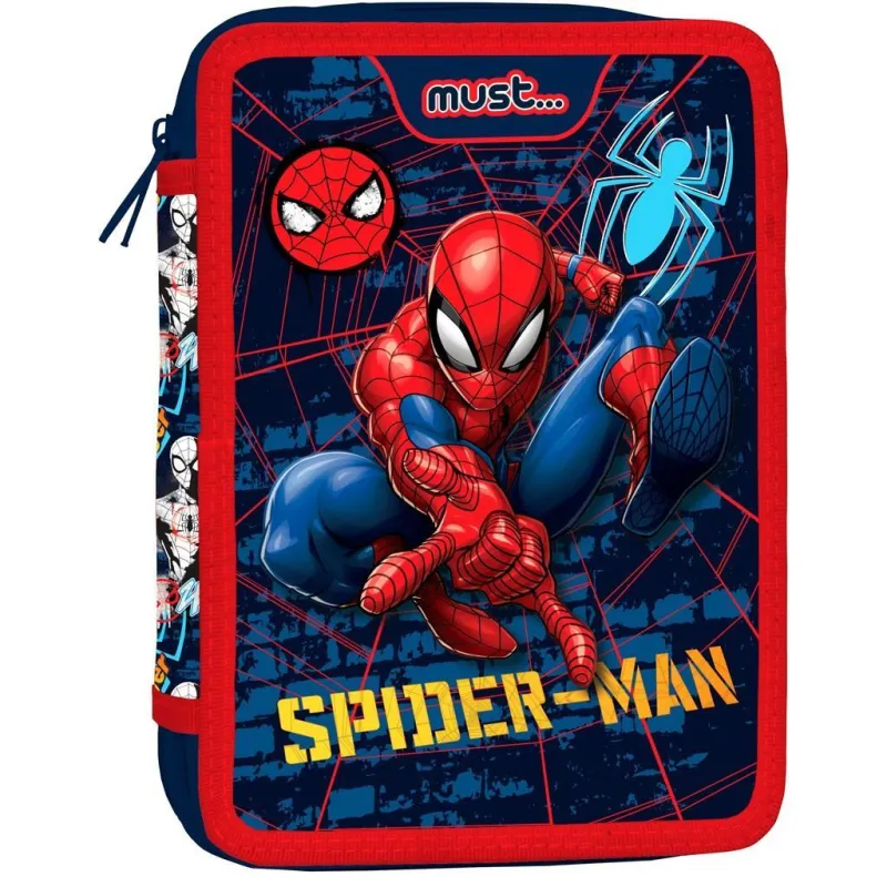 Diakakis - Κασετίνα Διπλή Γεμάτη Must, Spider-Man 508371