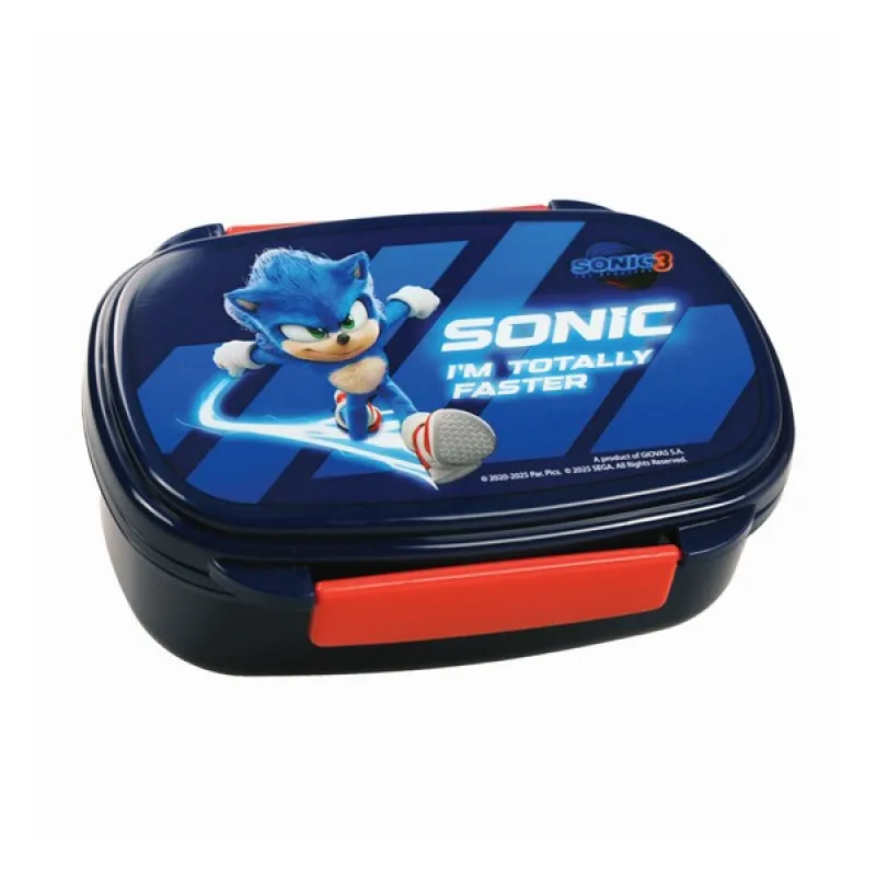 Gim – Δοχείο Φαγητού Με Κουτάλι/Πιρούνι, Sonic 3 the Hedgehog 572-54276