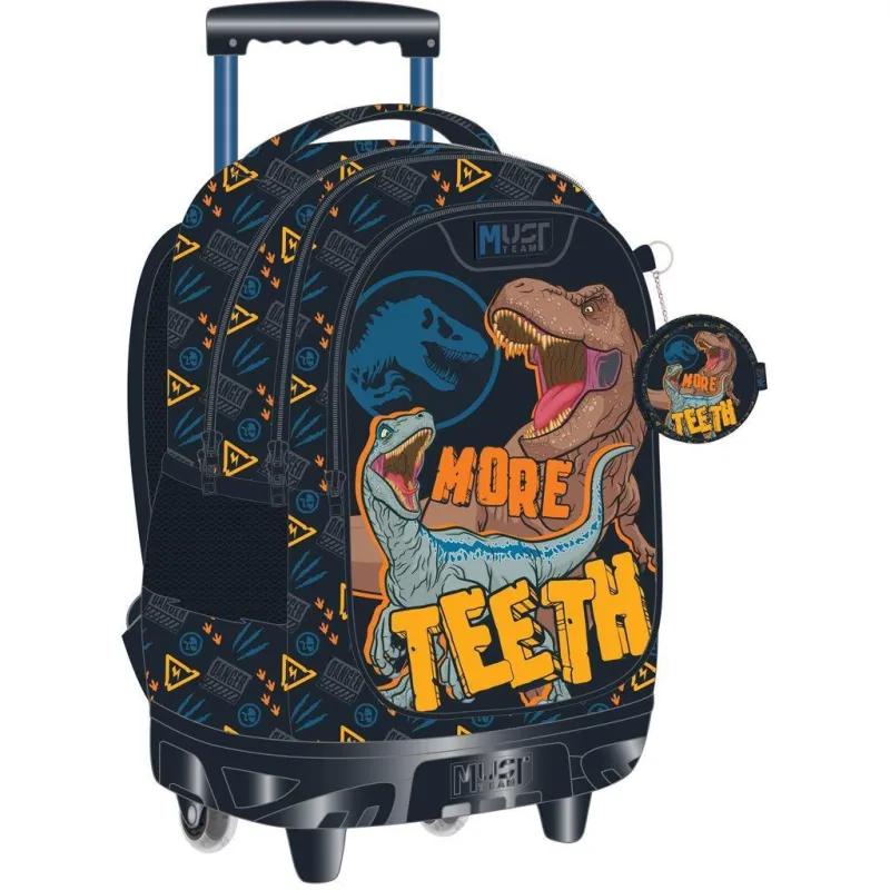 Diakakis - Σακίδιο Τρόλεϊ Δημοτικού Must, Jurassic World More Teeth 572015